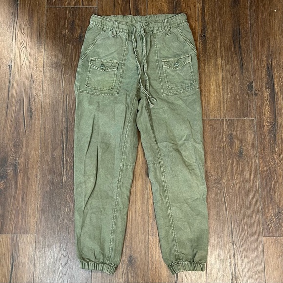 Aerie Olive Green drawstring Jogger Pants SZ XS - Picture 2 of 5